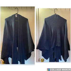 Dark Blue Open Shawl